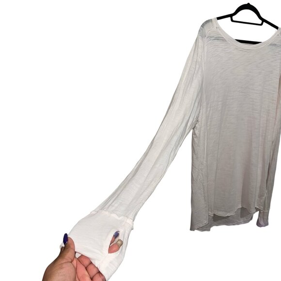 We The Free Women's Arden Long Oversize Sleeve T-Shirt - Dreamt Kiss Sz XL NWT - Picture 3 of 13